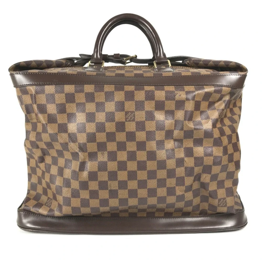LOUIS VUITTON Brown Damier Canvas Boston Bag